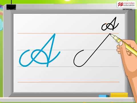 Cursive Writing | Capital Letter ‘A’ | Macmillan Education India