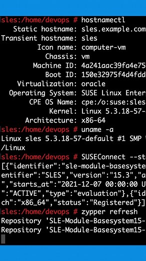 How to install Ansible in SUSE Linux Enterprise Server (SLES) 15 SP3 - Ansible install Ansible How to install and maintain up-to-date Ansible inside SUSE Linux Enterprise Server (SLES) 15 SP3 using the SUSE Package Hub repository. #ansible #install #linux #suse #console