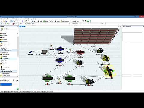 How to use FlexSim Tutorial #2 | How to SIMULATE PRODUCTION PROCESSES in FlexSim