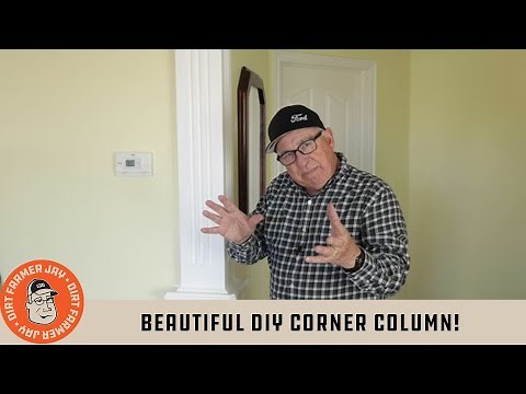 Beautiful DIY Corner Column!