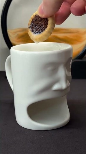 🔔 Biscuit Pocket Coffee Mug - Product Link in Bio ( # 2064 ) ‪@MaviGadgets‬