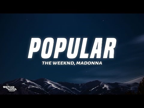 The Weeknd, Playboi Carti & Madonna - Popular (Lyrics)