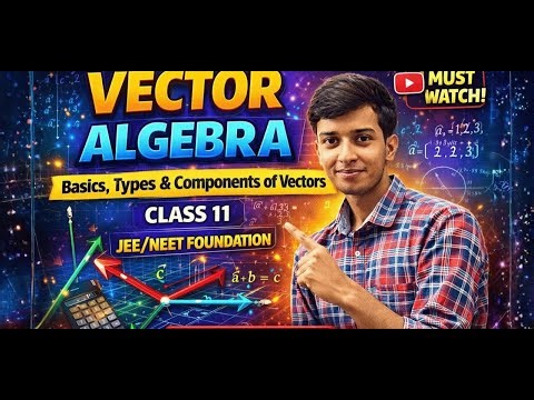 Basics, Types & Components of Vectors | Class 12 | ONE SHOT