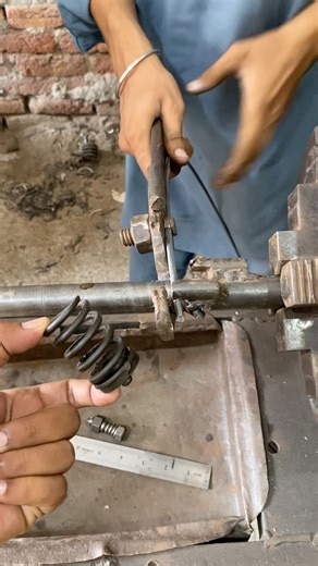 Crafting a Strong Metal Spring | Professional Spring Making Process