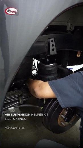 AIRBAG MAN, AIR SUSPENSION HELPER KIT LEAF SPRING FOR TOYOTA HILUX #airbagman #airsuspension