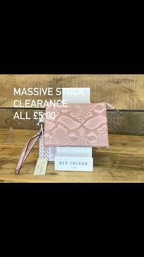 2.1K views · 16 shares | Stock clearance - Red Cuckoo of London purses and bags reduced to just £5.00 | Ruby Rose Clothing Boutique | Facebook