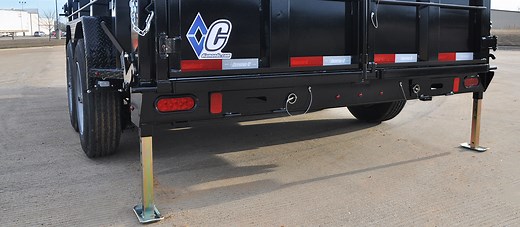 Rear Stabilizer Jacks - Diamond C Trailers