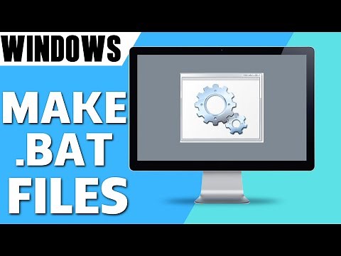 How to Create .Bat file Using Notepad on Windows 10