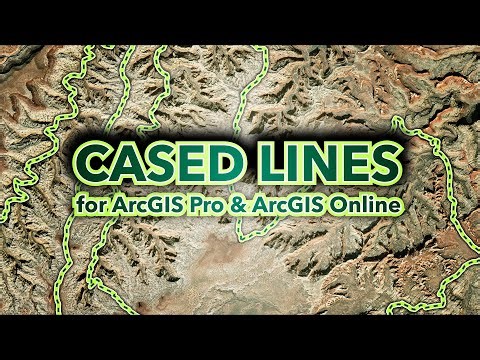 How to Make Cased Lines in ArcGIS