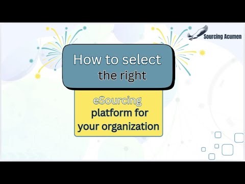 Choosing the Right eSourcing Platform | Smarter Procurement Decisions