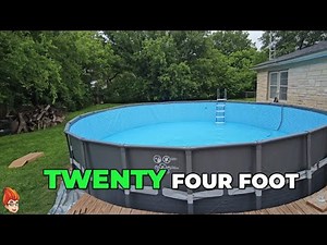 How to Set up the Intex 24ft Round Above Ground Pool: Easy Installation and Stunning Look