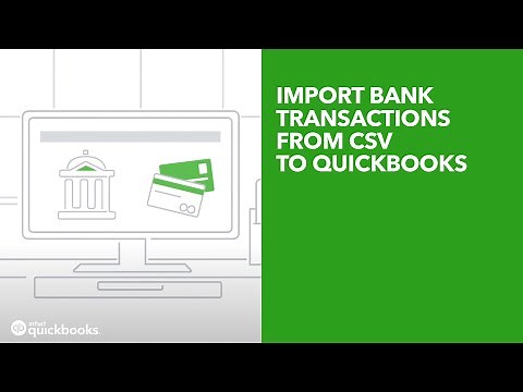 Import bank transactions from CSV to QuickBooks | UK