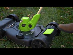 Earthwise 20V String TrimmerEdgeMower