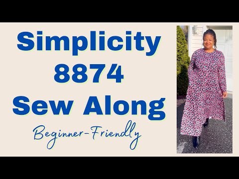 Simplicity 8874 Dress Sew Along | Step-by-Step Sewing Tutorial