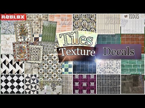 Decals Codes Tiles Textures | Decals Ids | Bloxburg ROBLOX