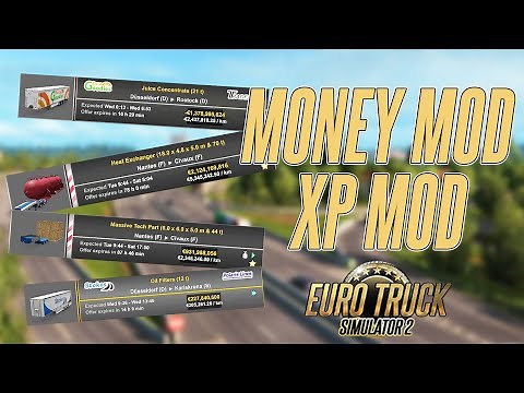 HOW TO INSTALL MONEY XP MOD FOR EURO TRUCK SIMULATOR 2 V1.55 | RKODE GAMING