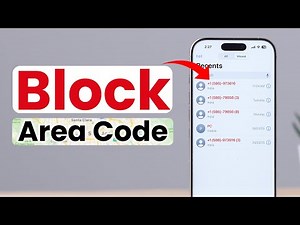 How To Block An Area Code on iPhone?