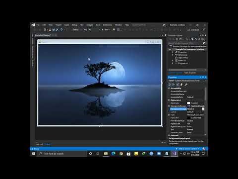 How to create a transparent textBox in c#