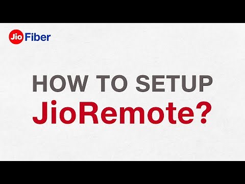 How to Set Up JioRemote - Reliance Jio