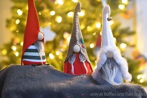 Check Out This Free Gnome Pattern for Felt Gnomes - Made 3 Ways!