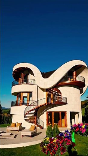 Building a Minimalist 2-Story House with a Beautiful Courtyard | DIY Miniature Home