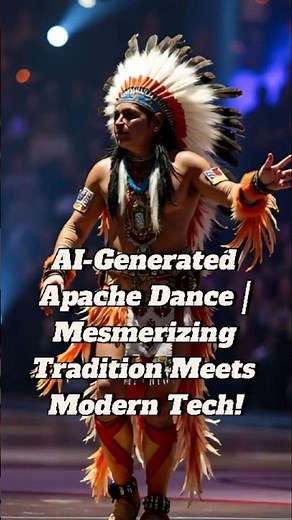 AI-Generated Apache Tribal Dance | 10-Second Performance