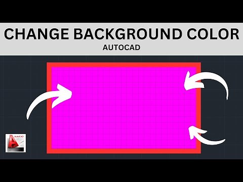 How to Change AutoCAD Background COLOR