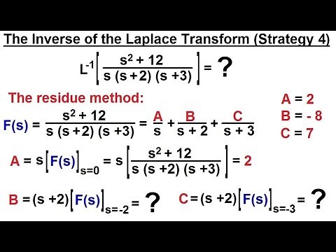 Electrical Engineering: Ch 16: Laplace Transform (16 of 58) The Residue Method