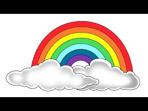 How to Color a Rainbow step by step