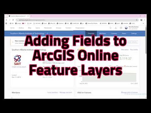 Adding Fields to ArcGIS Online Feature Layers