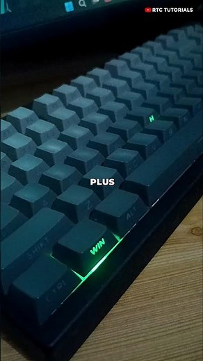 What is Windows + H for?