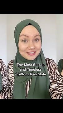 The Easiest, Most Secure and Timeless Chiffon Hijab Style [Step by Step Tutorial]