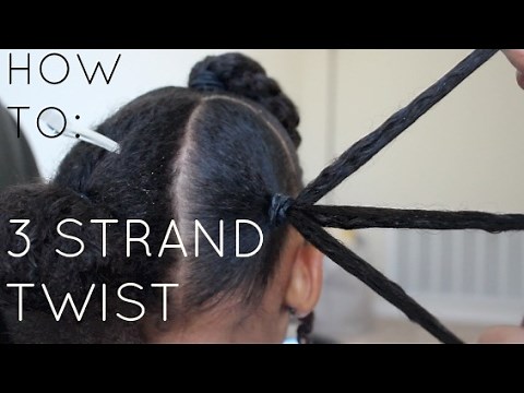 How To: 3 Strand Twist | Step by Step