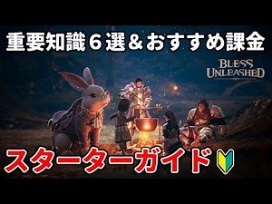 【Bless Unleashed】スターターガイド！序盤に知っておきたいこと６選＆おすすめ課金【初心者向け】