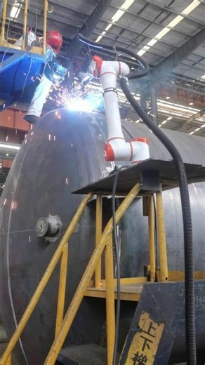 AutomatedCircumferential Welding of Tanker Bodies with Collaborative Robotics #weldingcobot #sqrobot