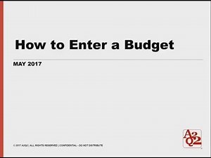 #111 | How to Enter a Budget in NetSuite
