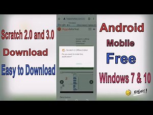 Ch-05 How to Download Scratch 2 in Android Mobile Phones | Download for Free | Tutorial for Scratch