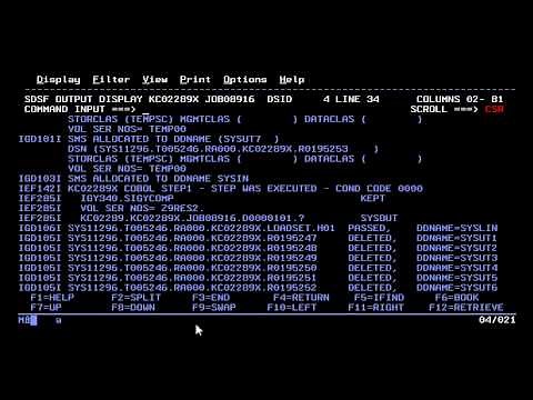 Basics of Running COBOL / JCL and Checking Output on IBM Mainframe