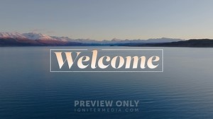 Mt Cook - Welcome - Title Graphics