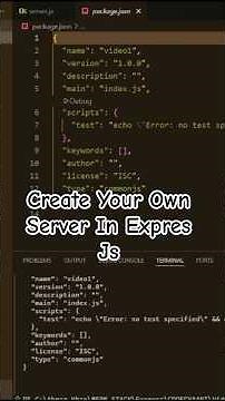 ✅ Create a Server in Node.js with Express in 60 Seconds! 🔥
