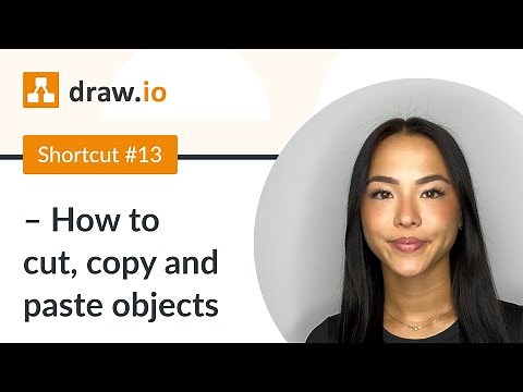 Shortcut #13 - How to cut, copy and paste objects in draw.io for Atlassian Confluence and Jira