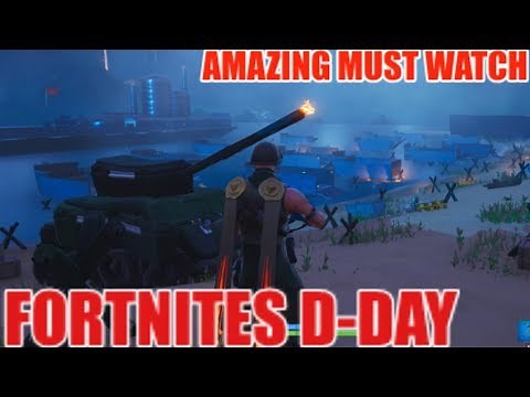 D-DAY Fortnite Creative AMAZING MAP Normandy - BY NATE