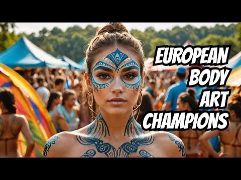 Best body art and body painting at the European Open Body Art Contest , Castlefest, the Netherlands