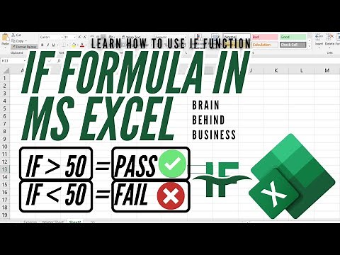 How To Use IF Function In Excel | Logical IF Formula In Excel for beginner's