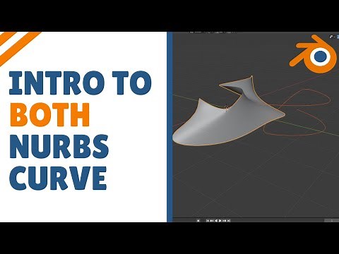 Introduction to the nurbs curve in blender 2.9 (Nurbs curve modeling)