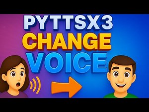 Python pyttsx3: Change Male to Female Voice