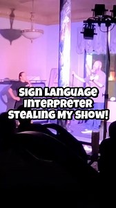 Fun times with the ASL interpreter. #standupcomedy #funny #asl #signlanguage #comedian #fyp | Mike Baldwin