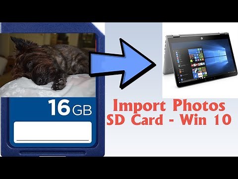 How To Import Photos From A SD Card to Windows 10