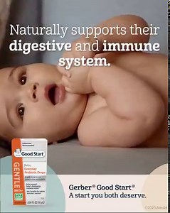 Gentle Everyday Probiotic Drops naturally increases the good bacteria to help support ’s developing immune system. 李 | Gerber | Facebook