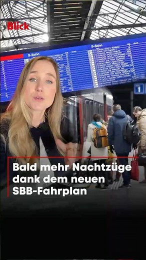 Ab dem 15. Dezember 2024 gilt der neue SBB-Fahrplan 2025.